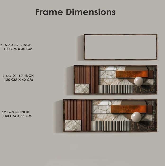 Wallity Pintura Decorativa Multicolor EMR013